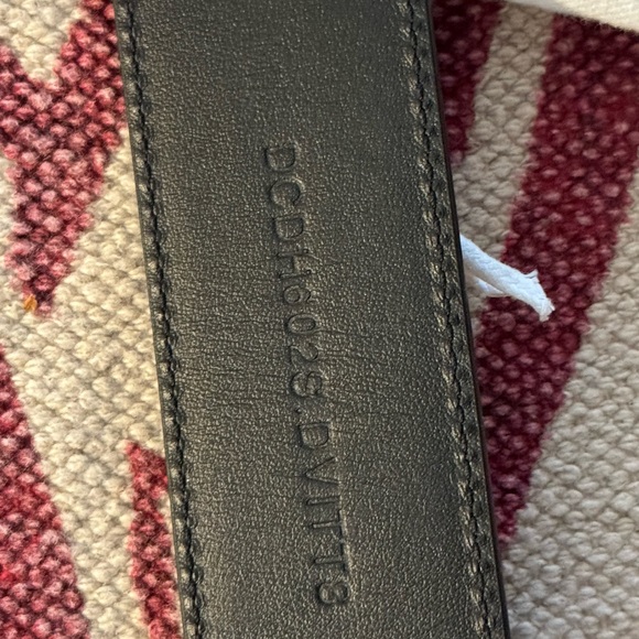 New Authentic Versace Black leather gold/silver tone Medusa-buckle belt - Picture 11 of 16